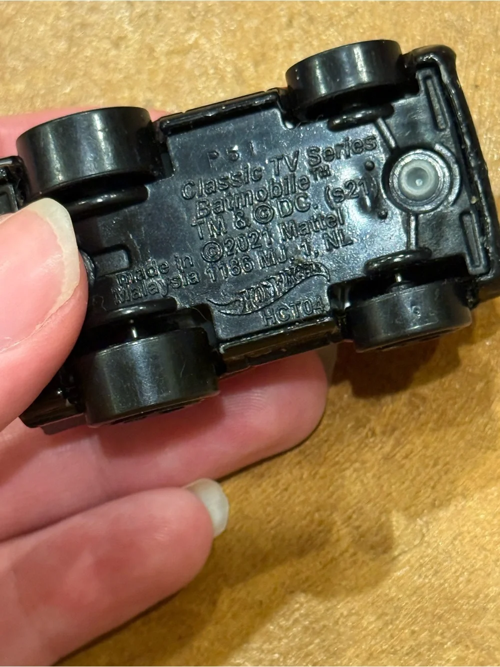 2022 Hot Wheels Loose TOONED BATMOBILE #78/250 HW Batman 3/5 (Black)